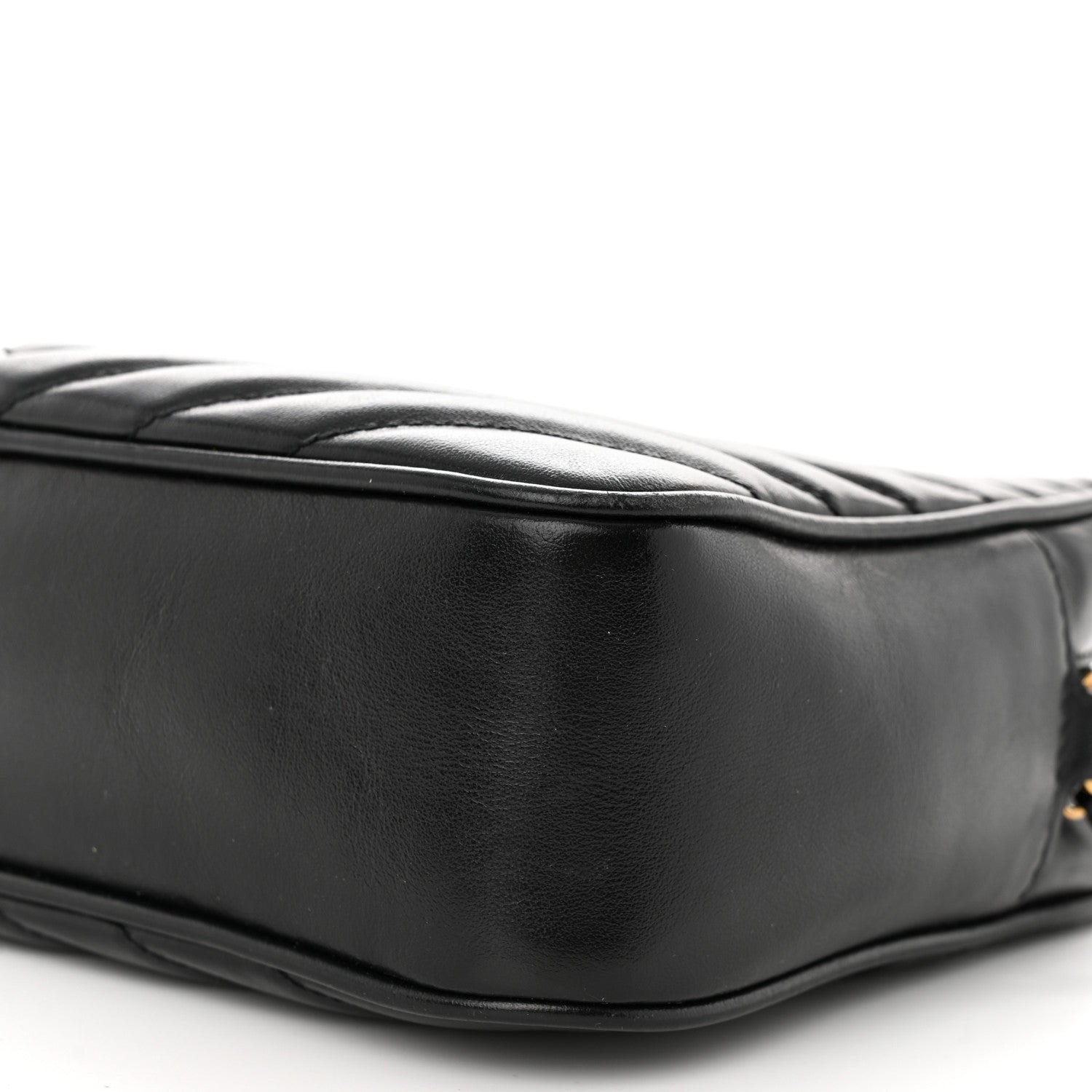 Saint Laurent Calfskin Matelasse Monogram Lou Camera Bag Black 10 of 12