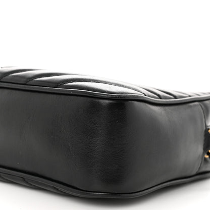 Saint Laurent Calfskin Matelasse Monogram Lou Camera Bag Black 10 of 12