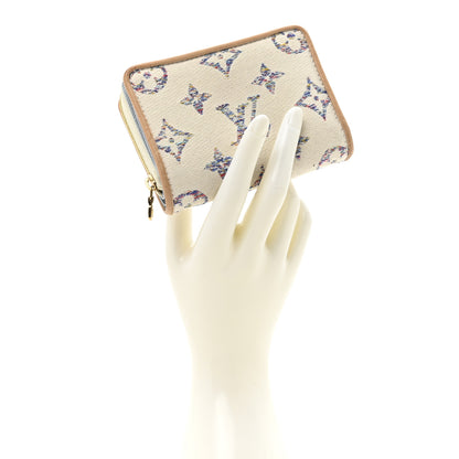 Louis Vuitton Monogram Jacquard Lou Wallet White 2 of 14