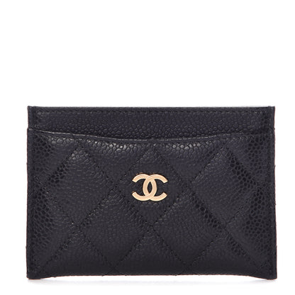 Chanel Caviar Quilted Card Holder Black 1 of 9