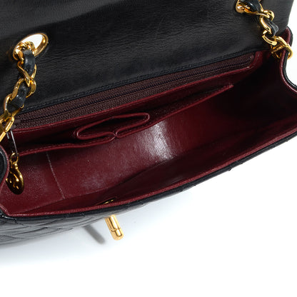 Chanel Lambskin Quilted Mini Square Flap Black 5 of 9