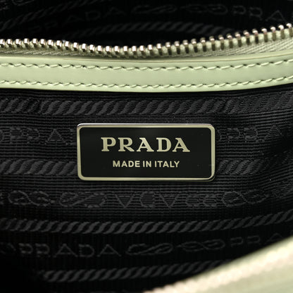 Prada Spazzolato Small Galleria Double Zip Tote Acqua 6 of 10