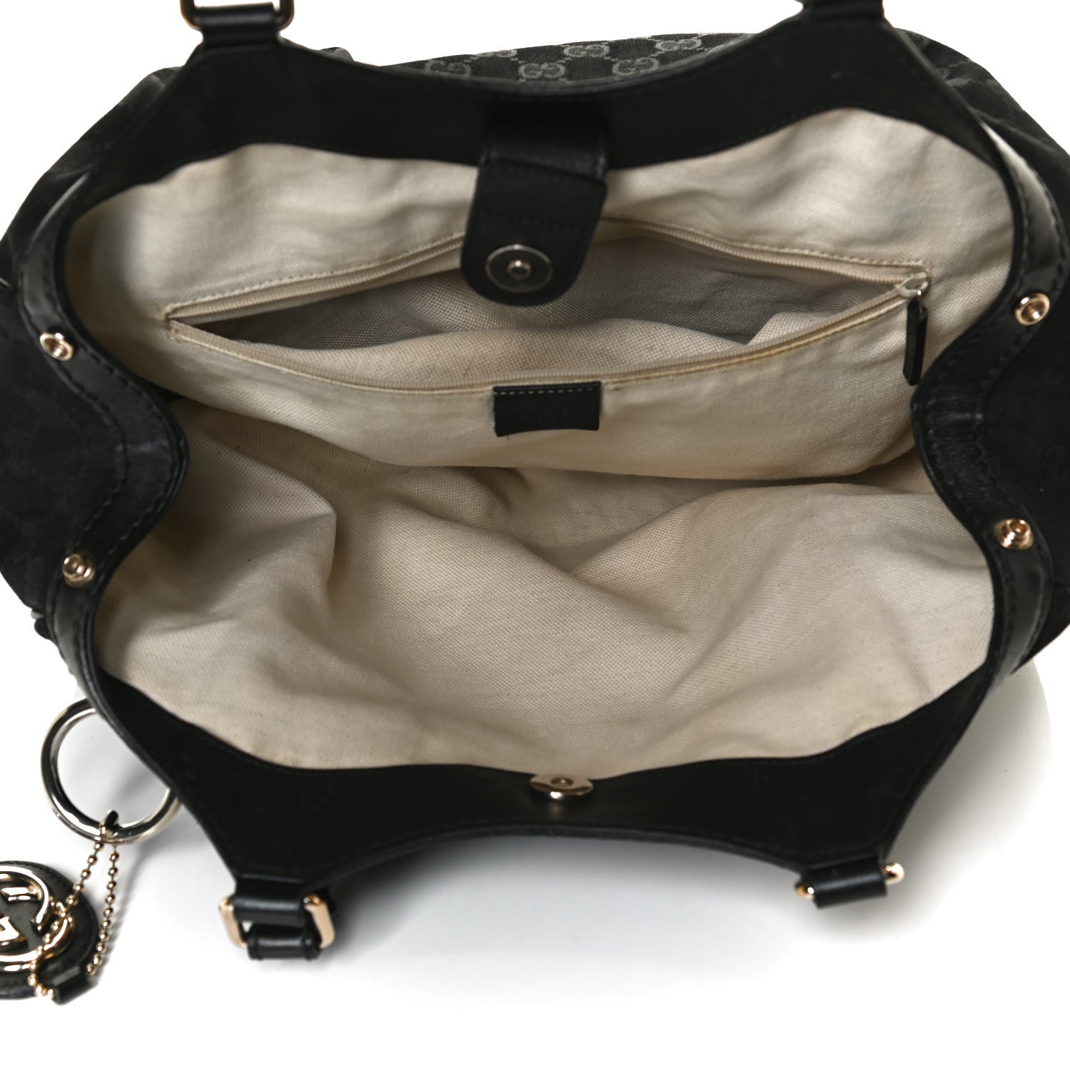 Gucci Monogram Medium Sukey Black 5 of 16