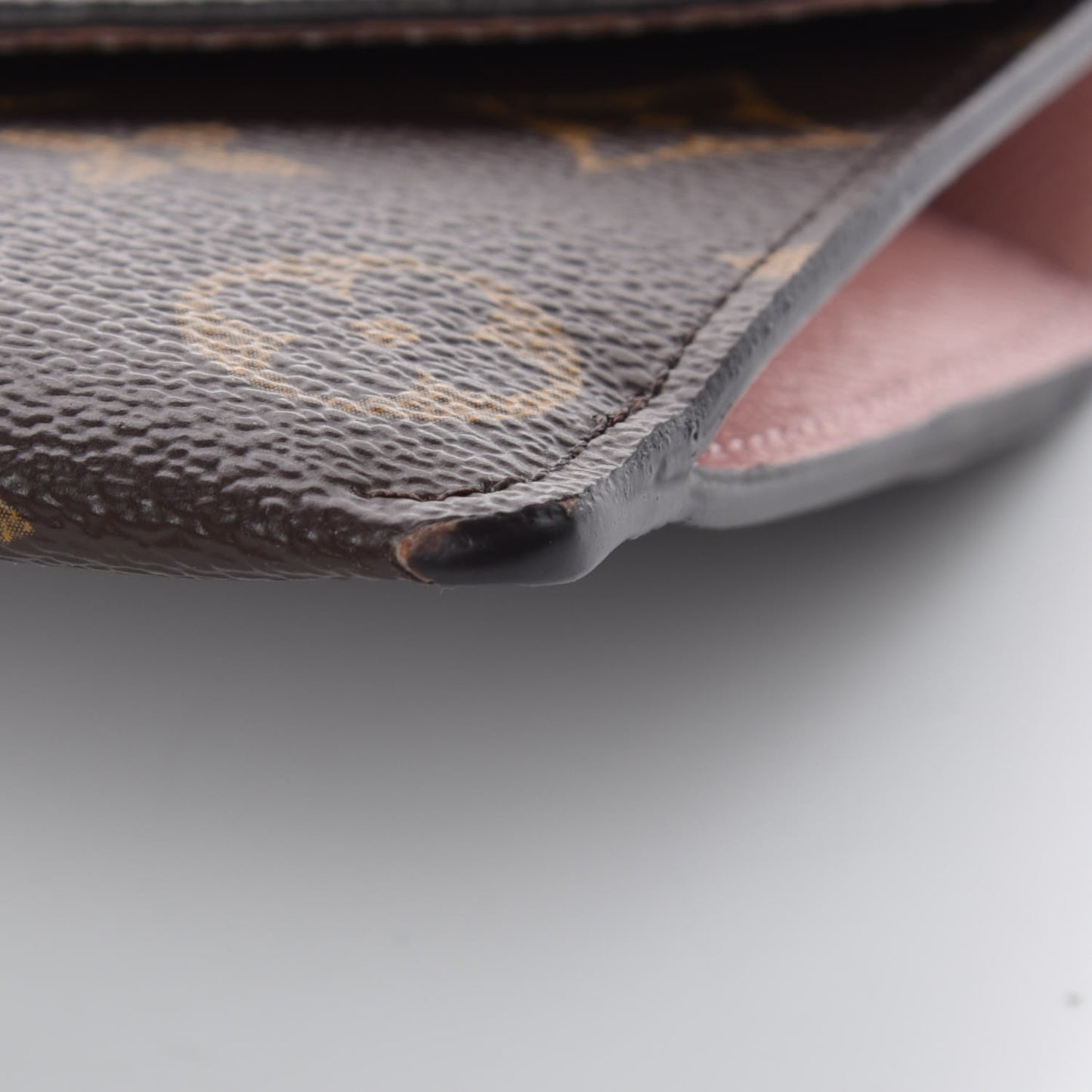 Monogram Jeanne Wallet Rose Ballerine