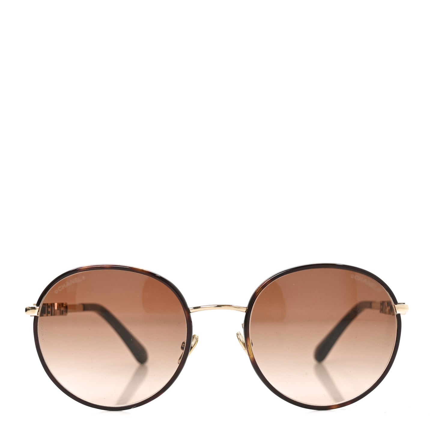 Chain Pantos Sunglasses 4242 Gold Brown