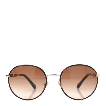 Chanel Chain Pantos Sunglasses 4242 Gold Brown 2 of 7