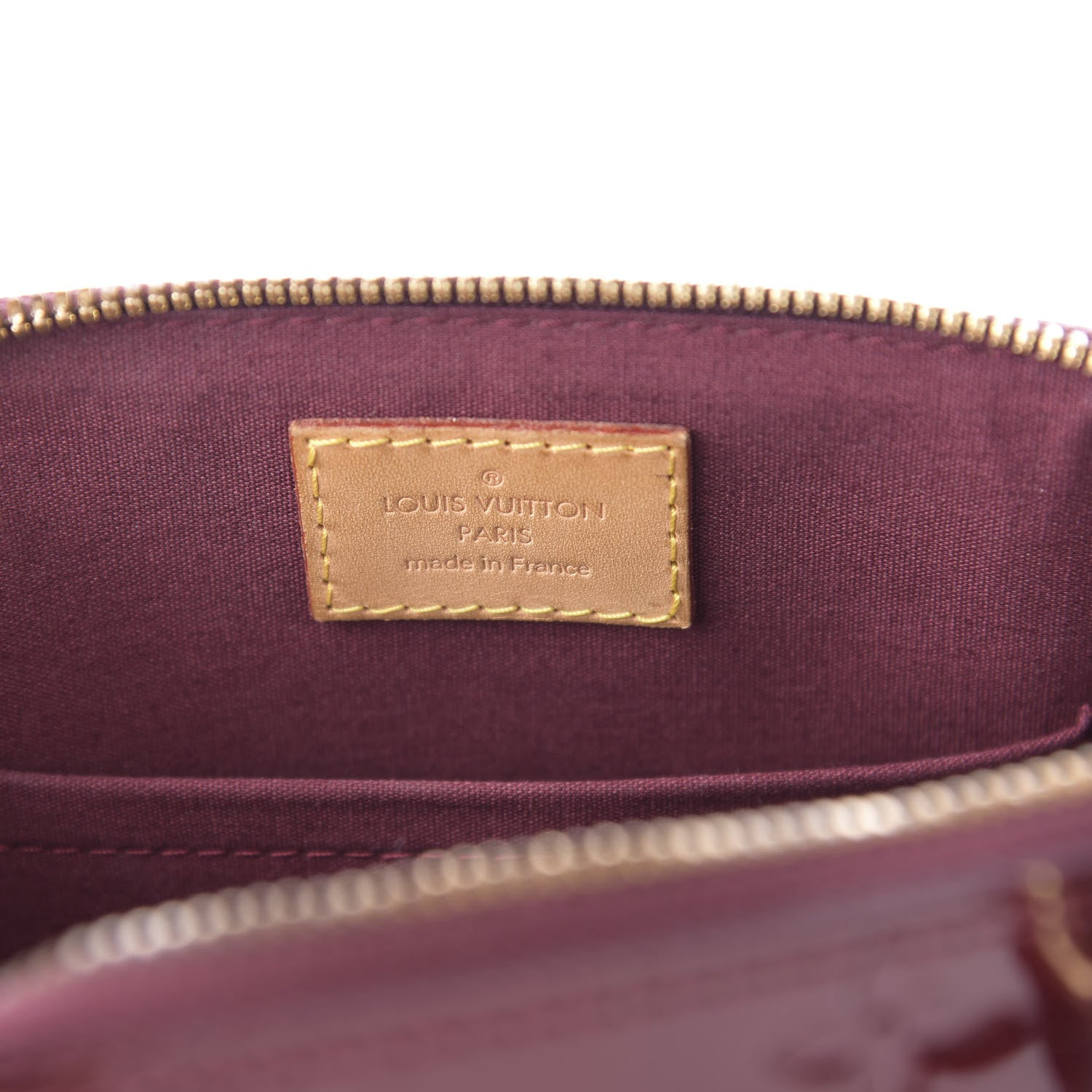 Louis Vuitton Vernis Alma BB Rouge Fauviste 8 of 9