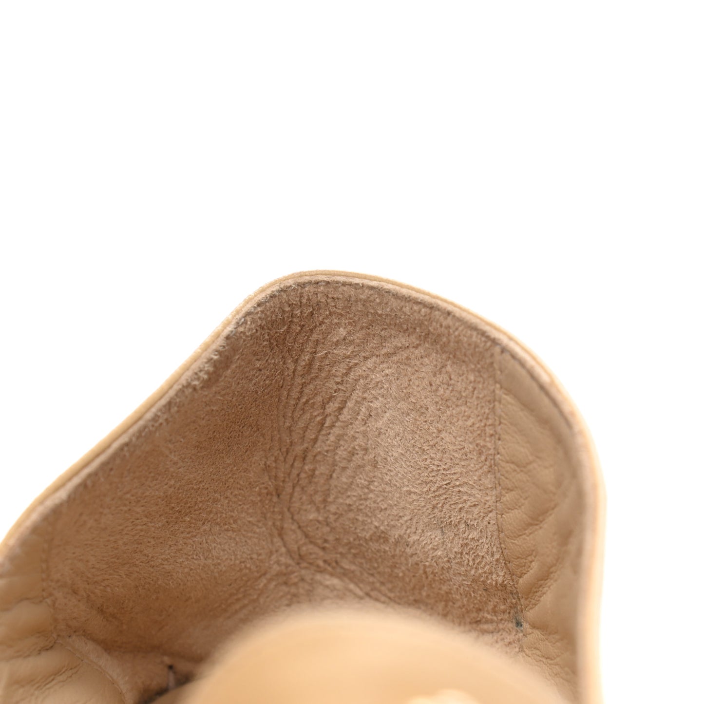 Lambskin CC Camellia Stud Espadrilles 40 Beige Black