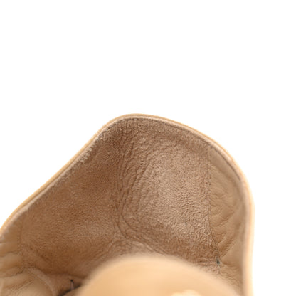 Chanel Lambskin CC Camellia Stud Espadrilles 40 Beige Black 11 of 13