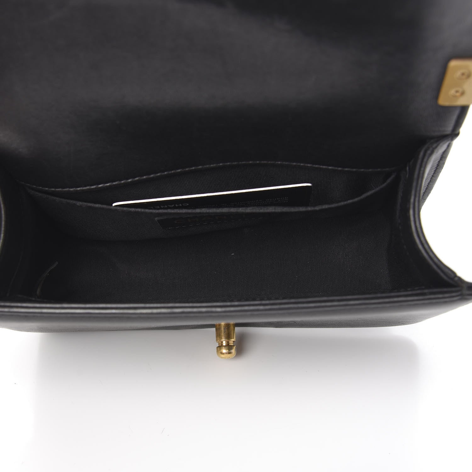 Chanel Lambskin Quilted Small Boy Flap Black 4 of 10