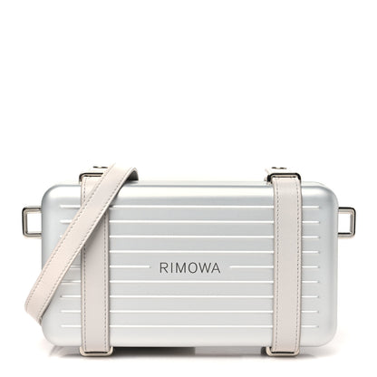 Christian Dior X RIMOWA Aluminum Personal Clutch On Strap Silver 1 of 10