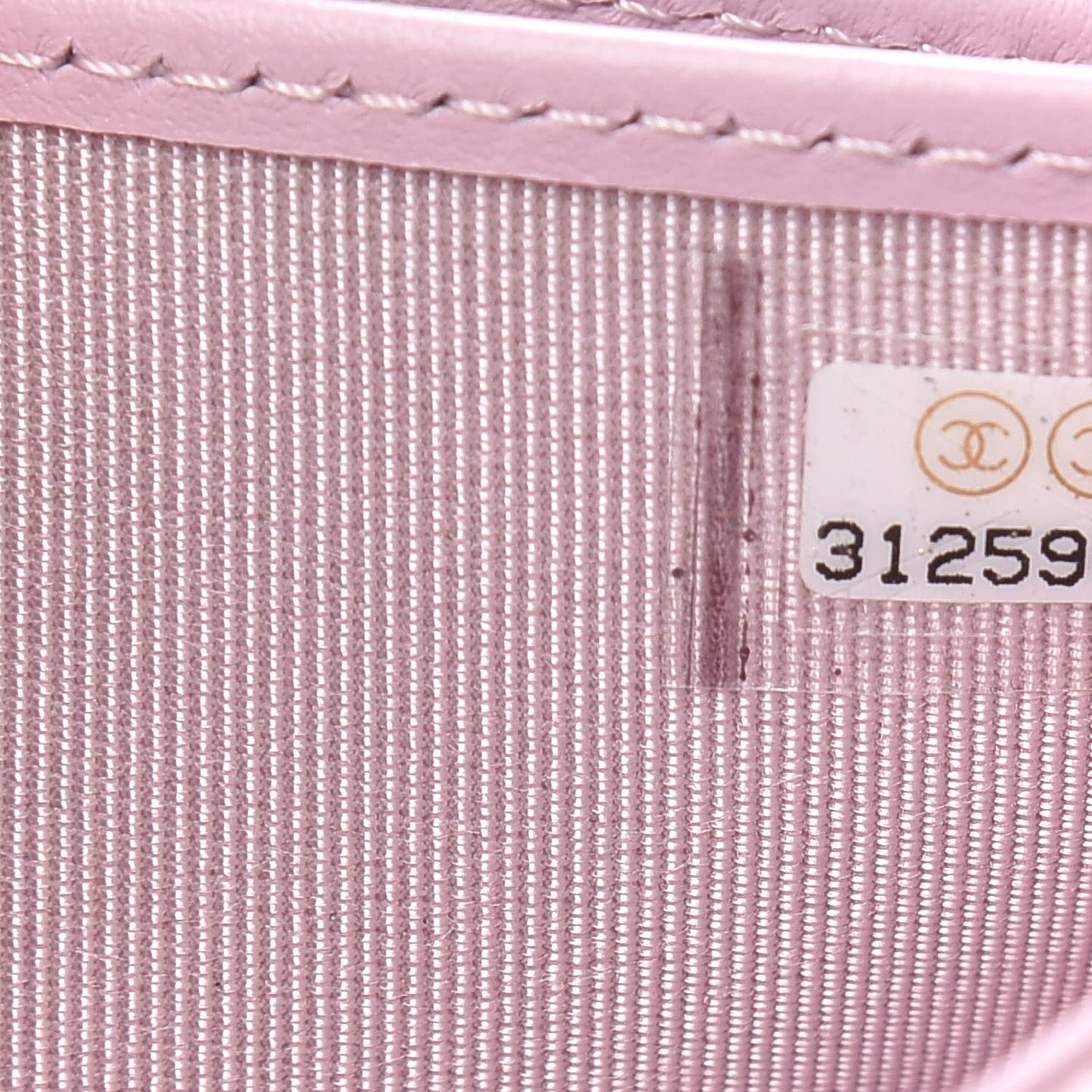 Caviar Quilted Compact Flap Wallet Light Pink