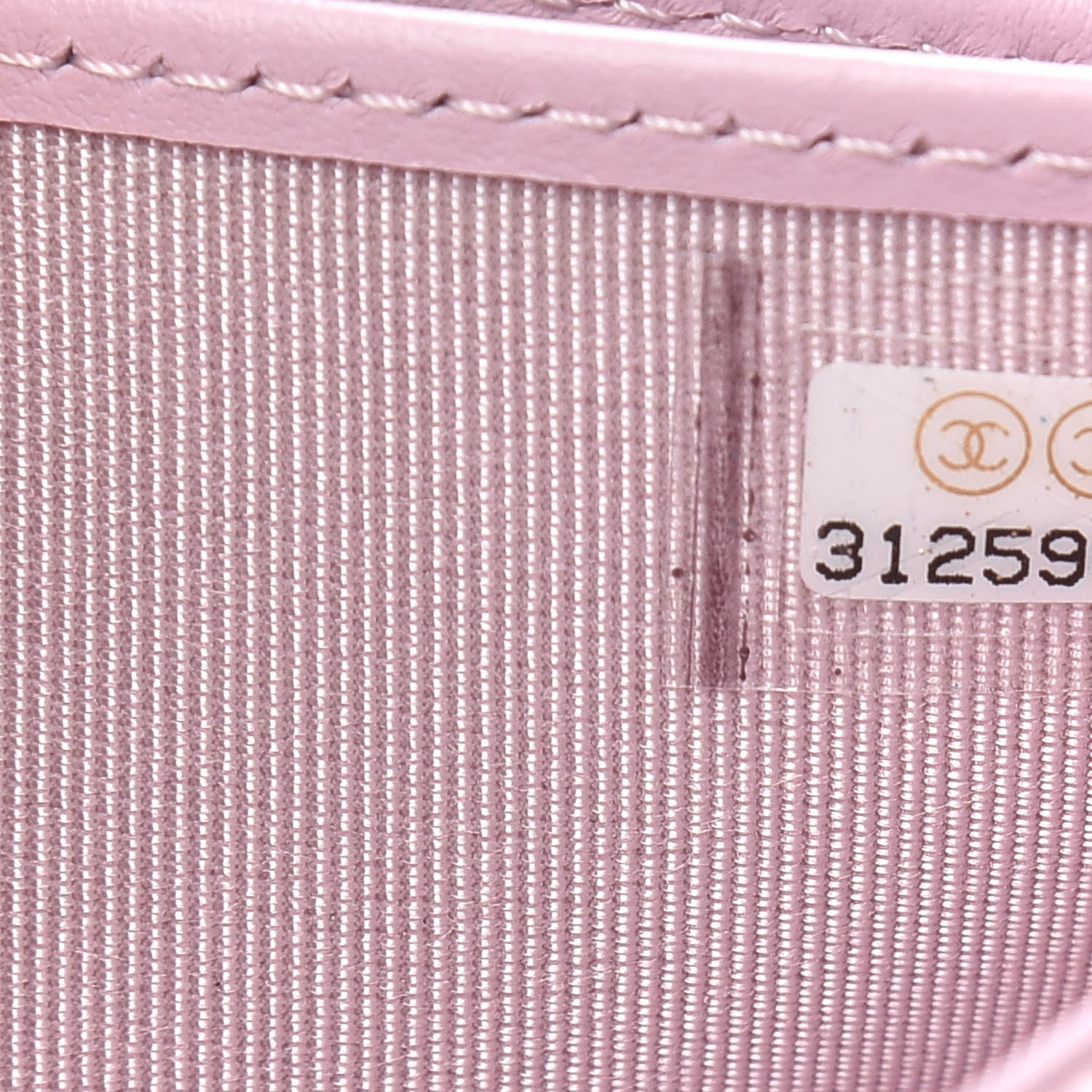 Chanel Caviar Quilted Compact Flap Wallet Light Pink 7 of 9