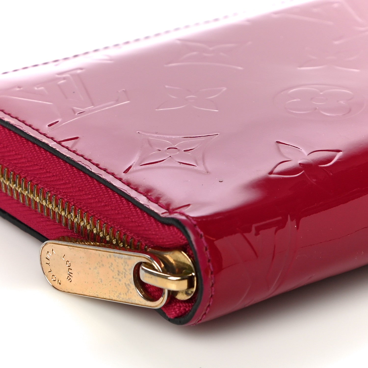 Louis Vuitton Vernis Zippy Wallet Rose Indien 10 of 12