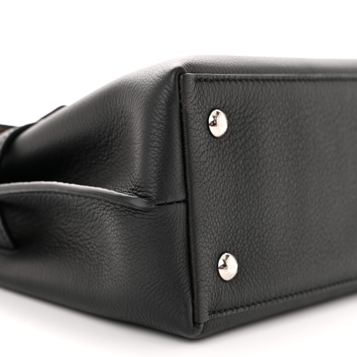 Louis Vuitton Calfskin Lockme Ever BB Black 8 of 9