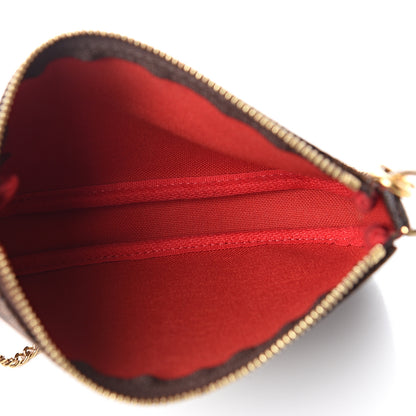 Louis Vuitton Damier Ebene Mini Pochette Accessories 4 of 6
