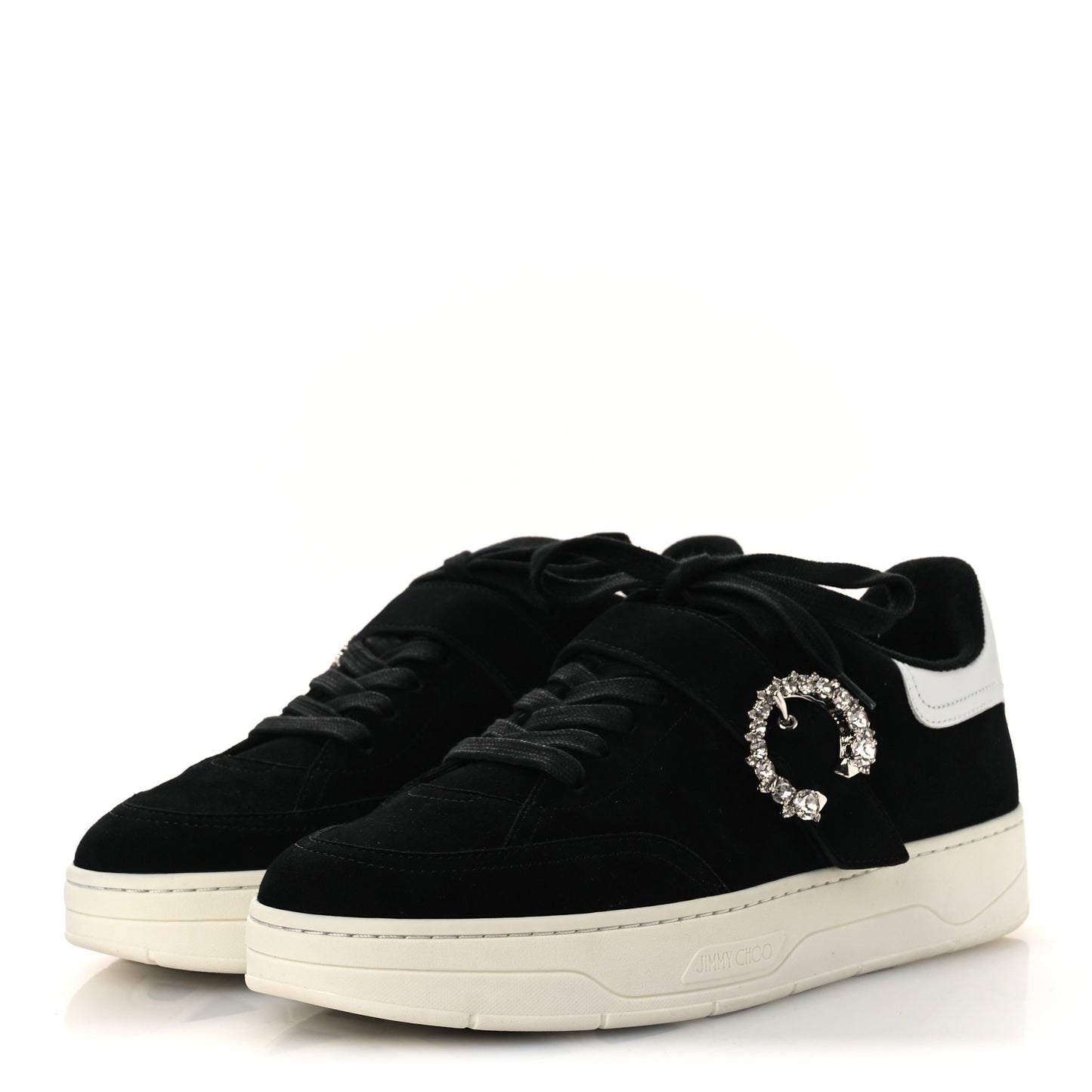 Suede Crystal Osaka Oakland Sneaker 41 Black White