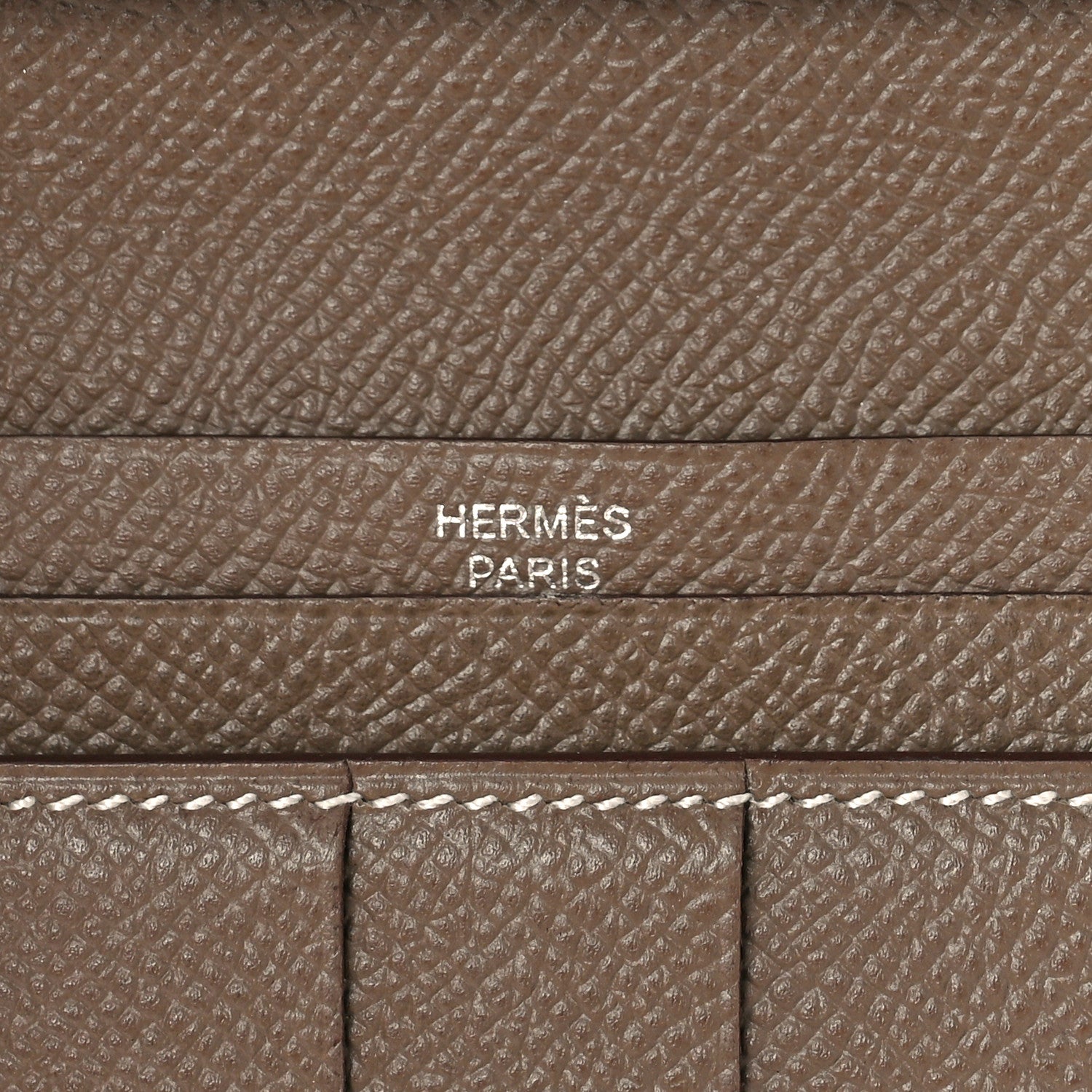 Hermes Epsom Bearn Gusset Wallet Etoupe 6 of 10