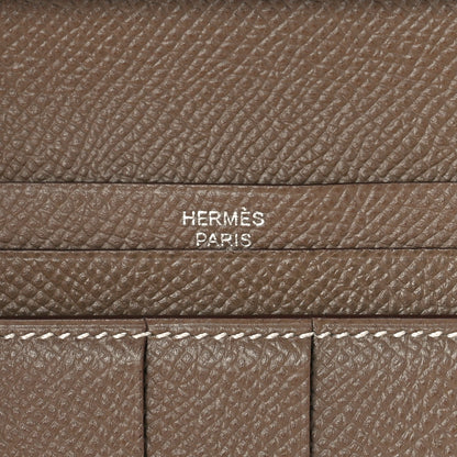 Hermes Epsom Bearn Gusset Wallet Etoupe 6 of 10