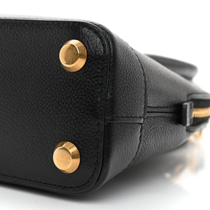 Balenciaga Grained Calfskin XXS Ville Top Handle Bag Black 8 of 8