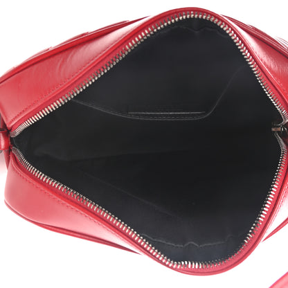 Saint Laurent Calfskin Matelasse Monogram Lou Camera Bag Rouge Eros 5 of 9