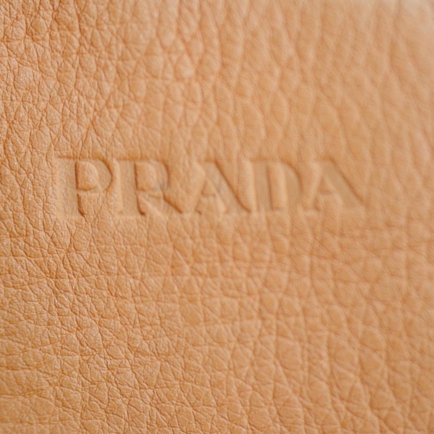 Vitello Daino Leather Tote Orange