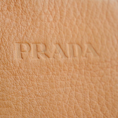 Prada Vitello Daino Leather Tote Orange 11 of 11
