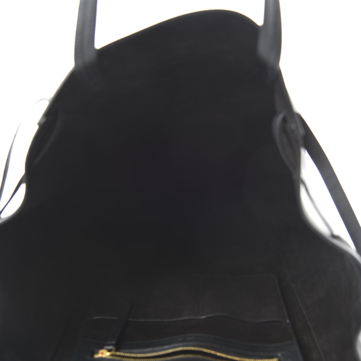 Soft Grained Calfskin Medium Belt Cabas Phantom Black