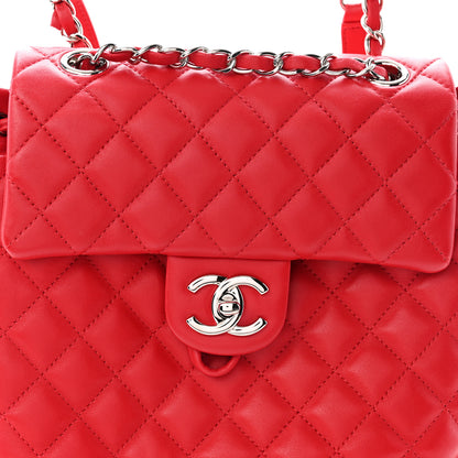 Chanel Lambskin Quilted Small Urban Spirit Backpack Red 8 of 10
