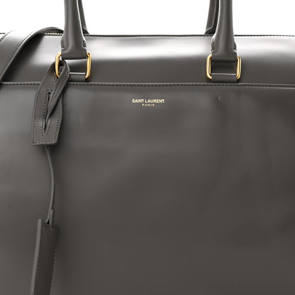 Saint Laurent Calfskin Classic Duffle 12 Earth 8 of 15