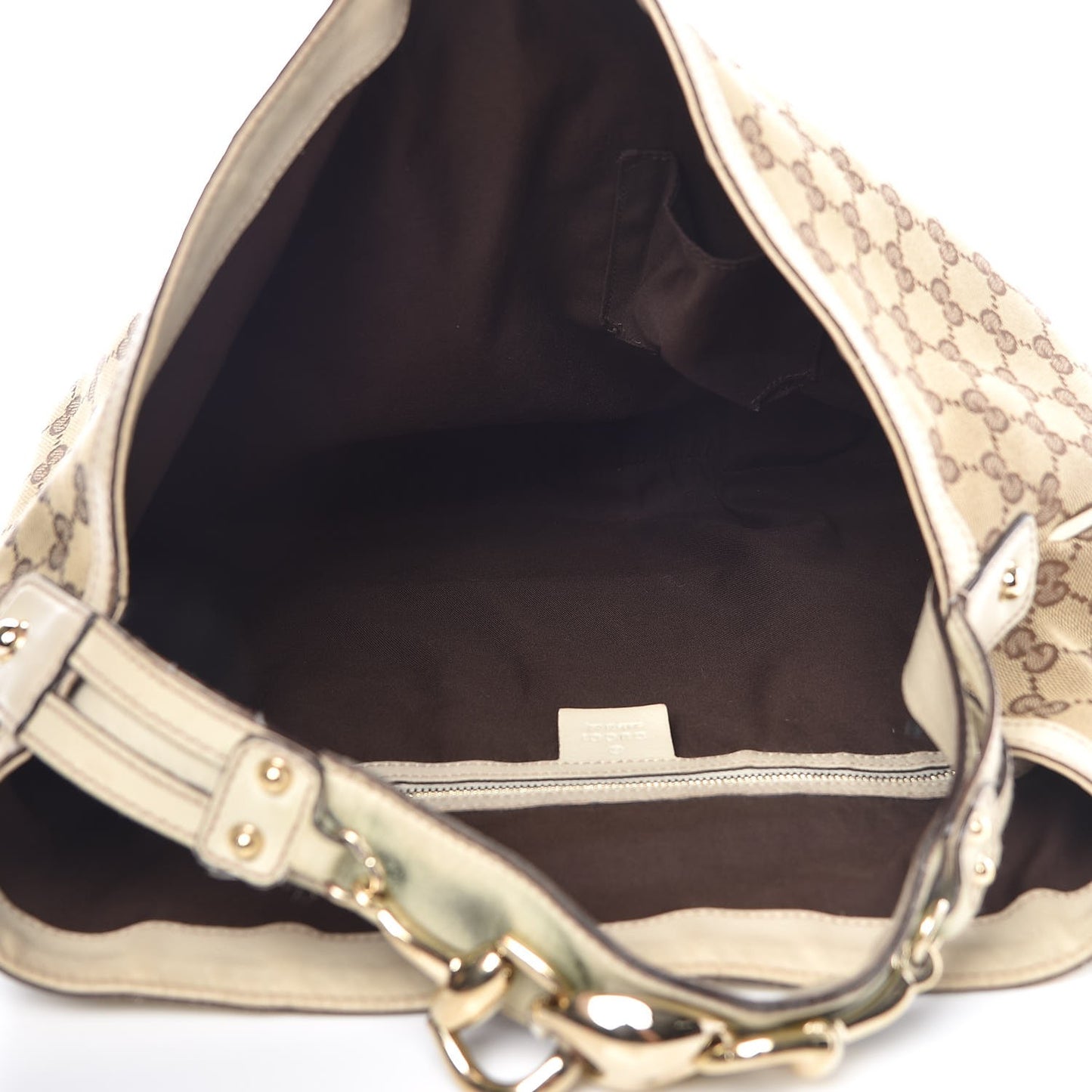 Monogram Large Wave Hobo Off White