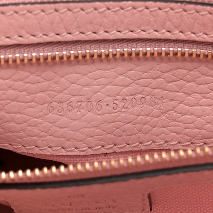 Gucci New Denim GG Monogram Calfskin Love Parade Small Jackie 1961 Hobo Light Pink 7 of 11