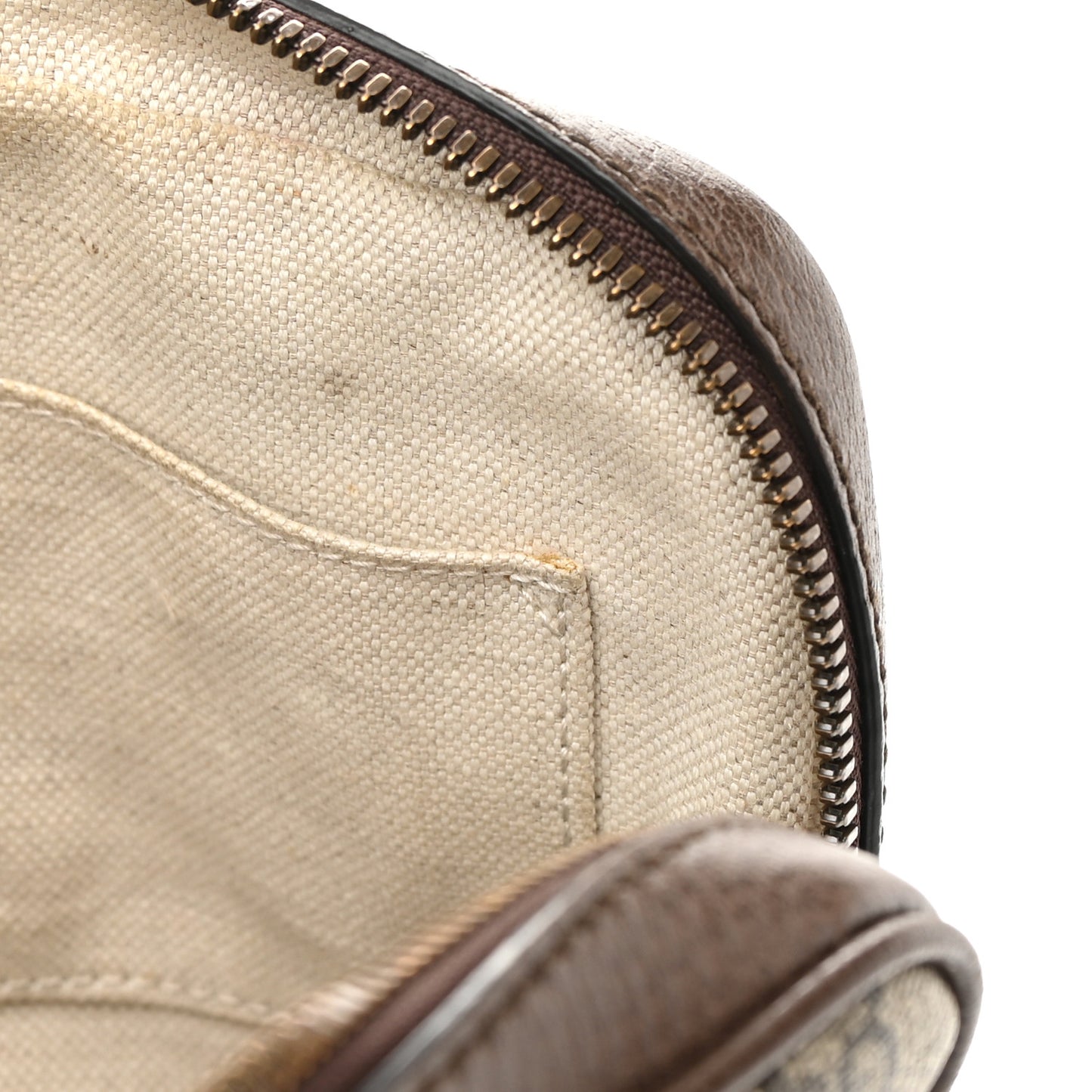 GG Supreme Monogram Web Small Ophidia Messenger Bag Brown