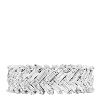 Anita Ko 18K White Gold Diamond Zipper Ring 55 7.25 3 of 5