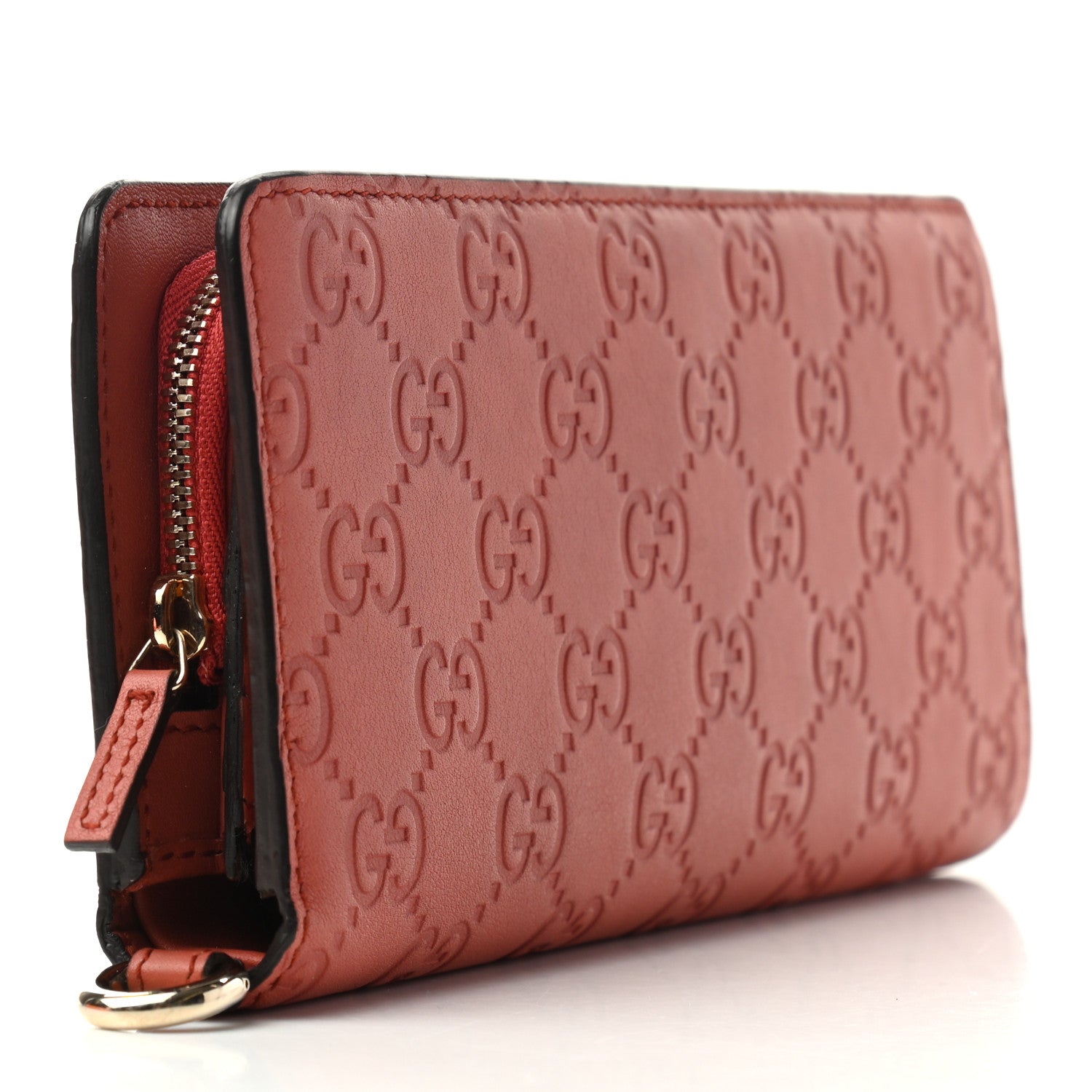 Gucci Guccissima Continental Wallet Orange 2 of 7