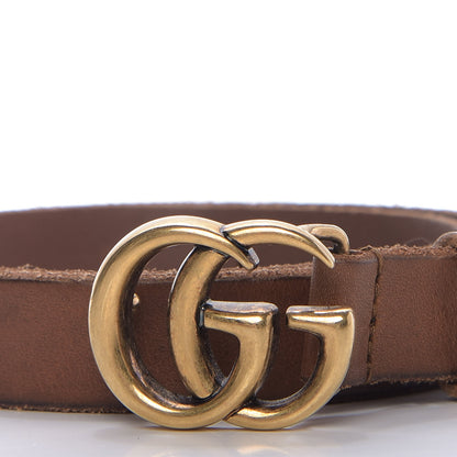 Gucci Faded Calfskin Double G 20mm Belt 85 34 Cuir 4 of 4