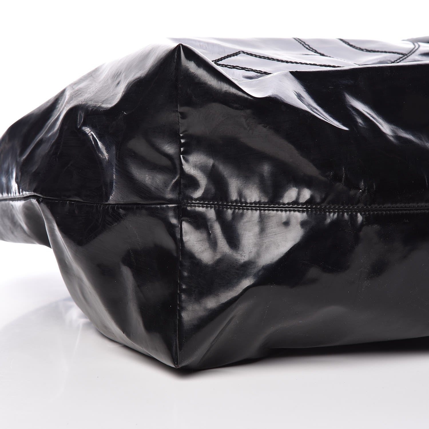 Chanel Vinyl XL Coco Cabas Black 10 of 17