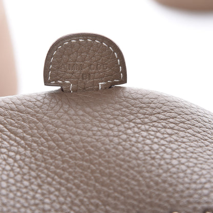 Hermes Taurillon Clemence Evelyne III PM Etoupe 7 of 10