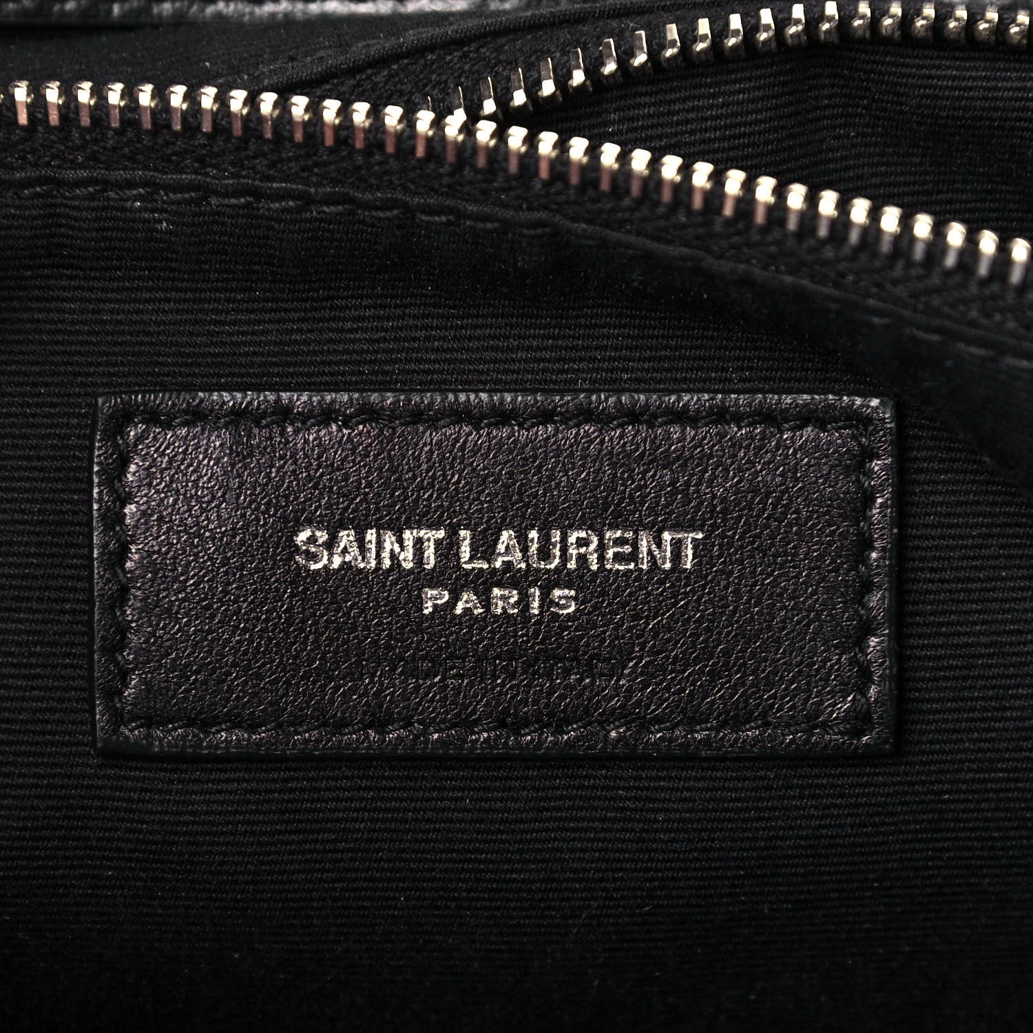 Saint Laurent Calfskin Y Quilted Monogram Small Loulou Backpack Black 6 of 16
