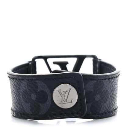 Louis Vuitton Monogram Eclipse Hockenheim Bracelet 19 3 of 9