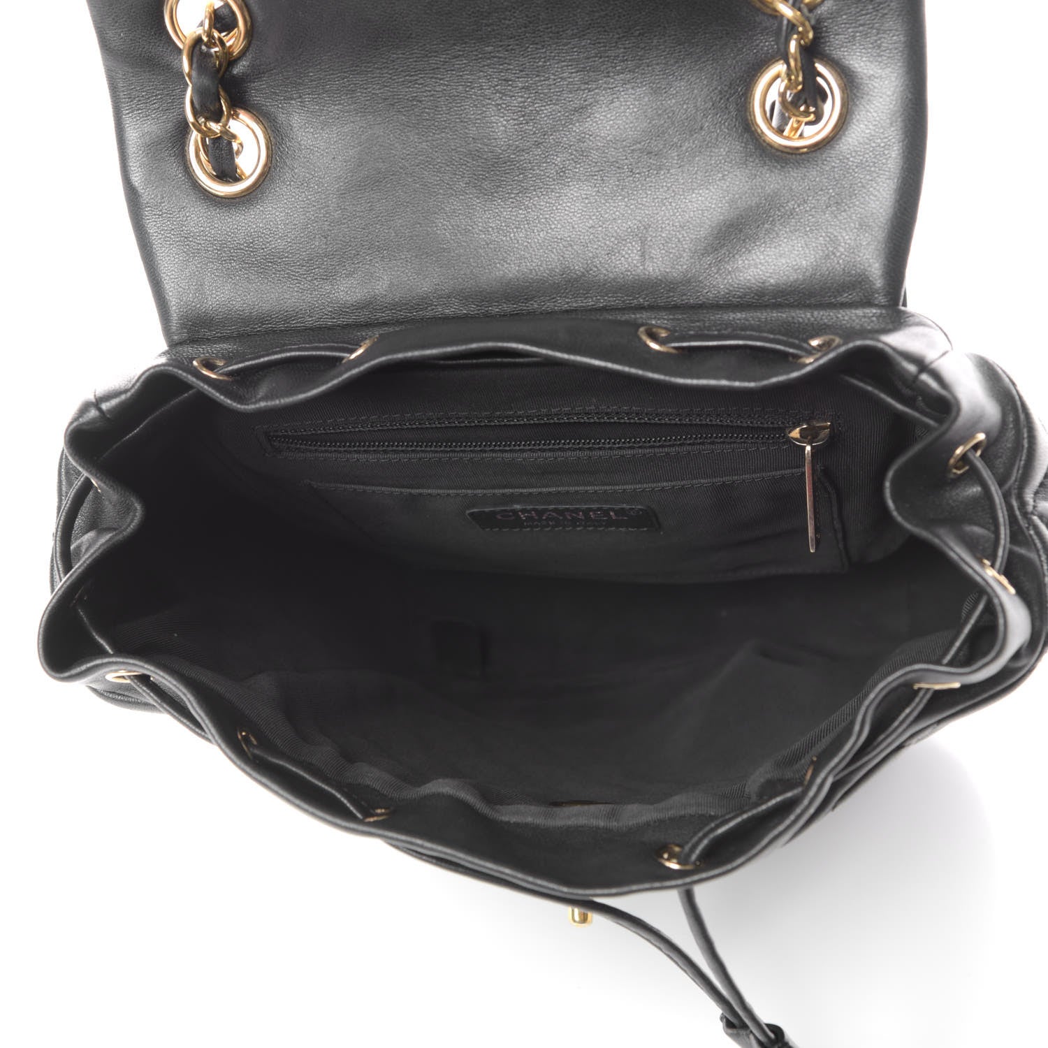 Chanel Calfskin Quilted Small Urban Spirit Backpack Black 5 of 8