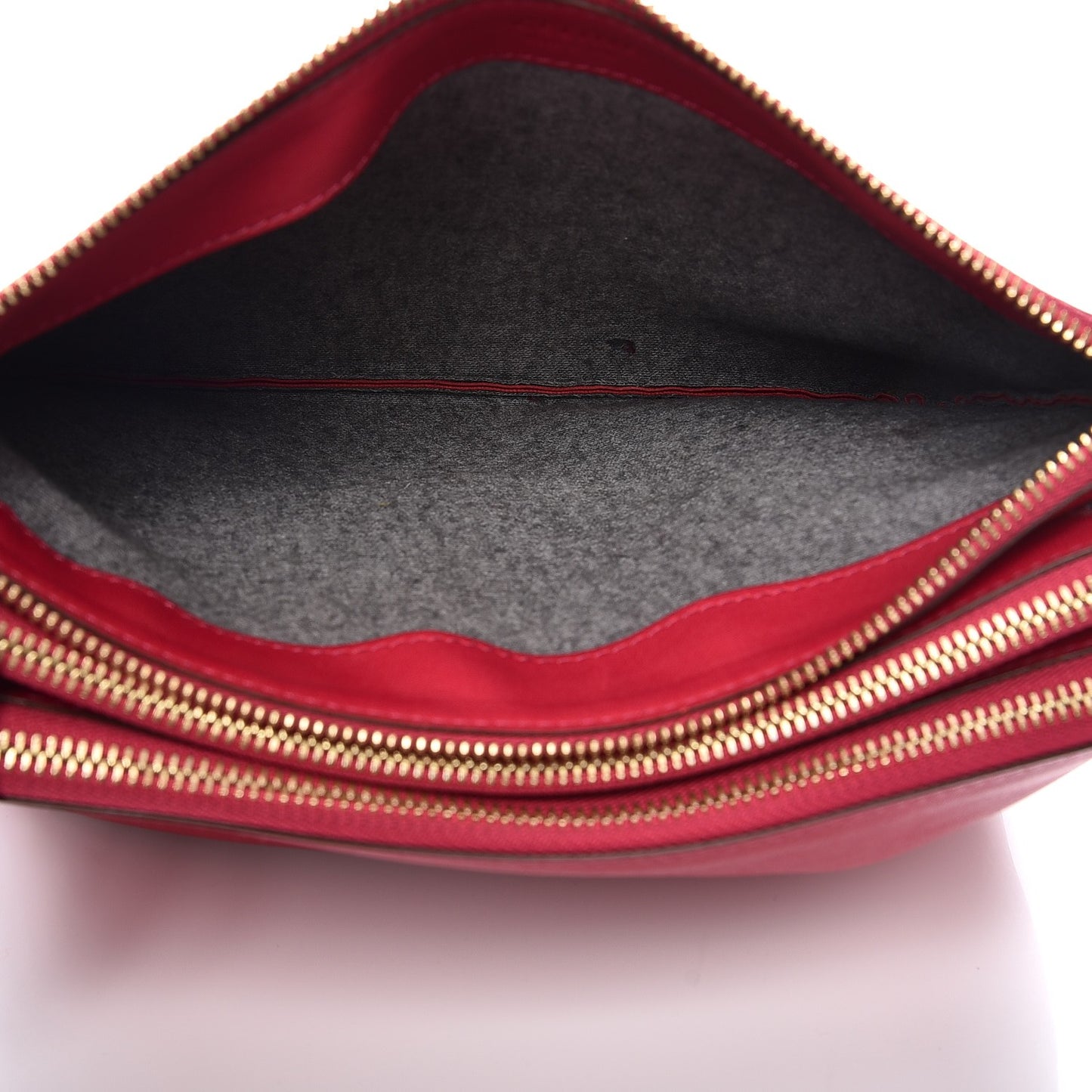Lambskin Small Trio Crossbody Bag Fuchsia