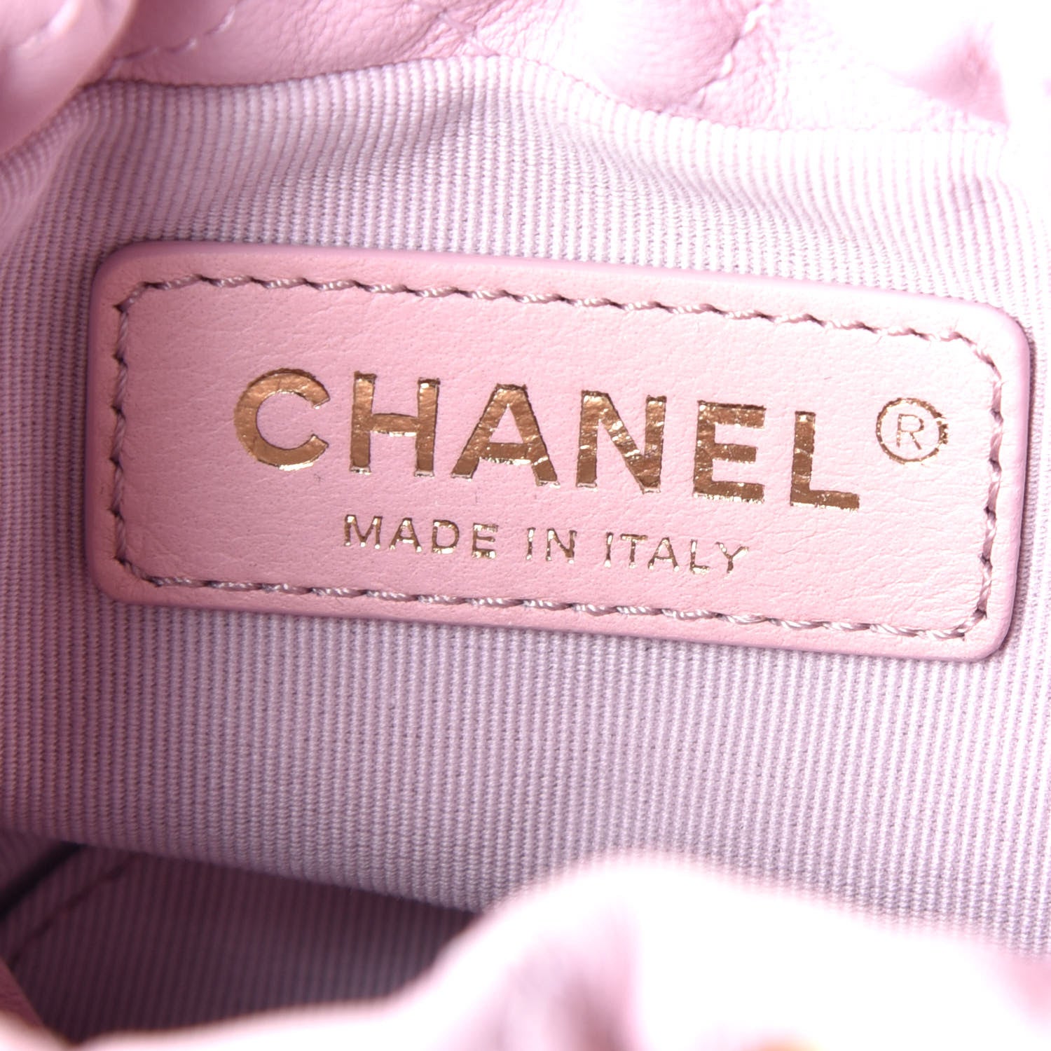 Chanel Calfskin Quilted Pearl Mini About Pearls Drawstring Bucket Light Pink 6 of 11