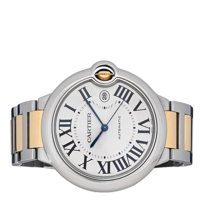 Cartier Stainless Steel 18K Yellow Gold 42mm Ballon Bleu De Cartier Automatic Watch 2 of 9