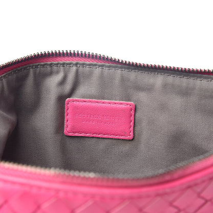 Bottega Veneta Nappa Intrecciato Flat Zip Pouch Rosa Shock 6 of 9