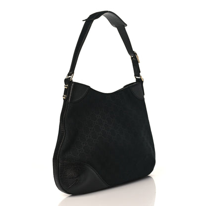 Gucci Monogram Web Hasler Hobo Black 3 of 9