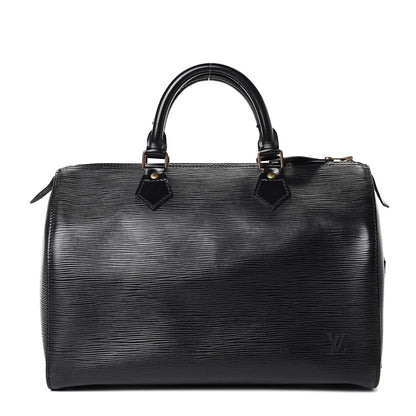 Louis Vuitton Epi Speedy 30 Black 1 of 17
