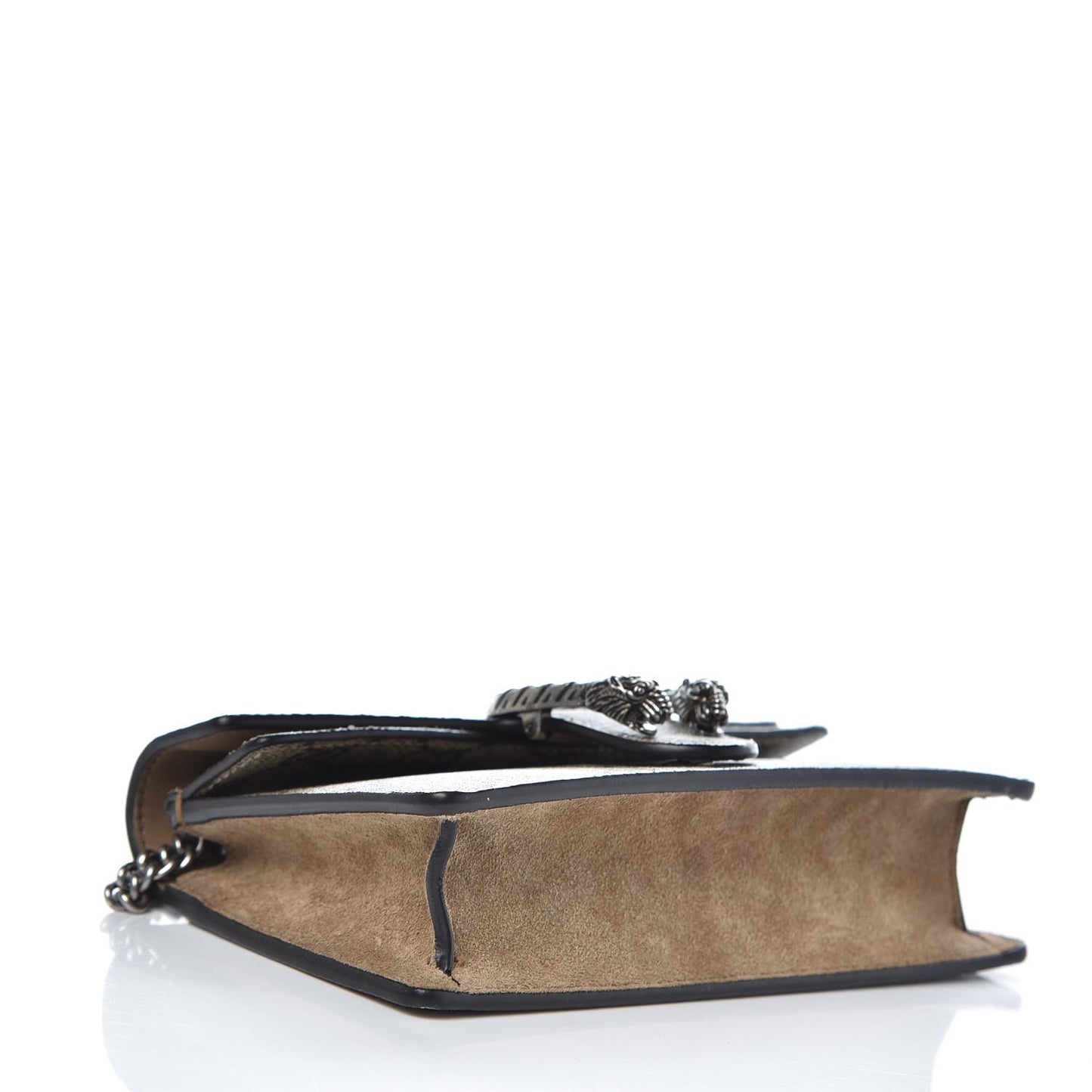 GG Supreme Monogram Super Mini Dionysus Shoulder Bag Taupe