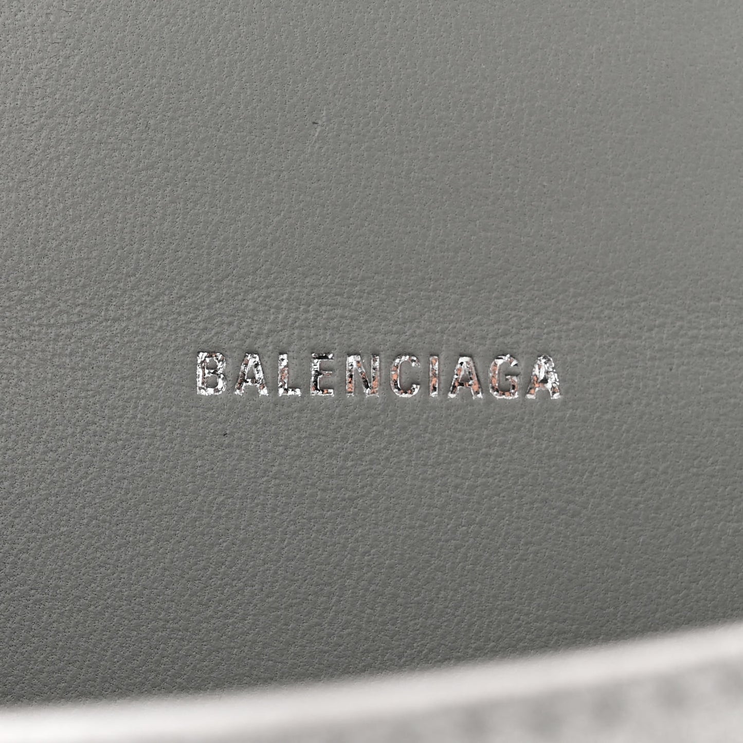 Sparkling Fabric Hourglass Top Handle Bag XS Silver