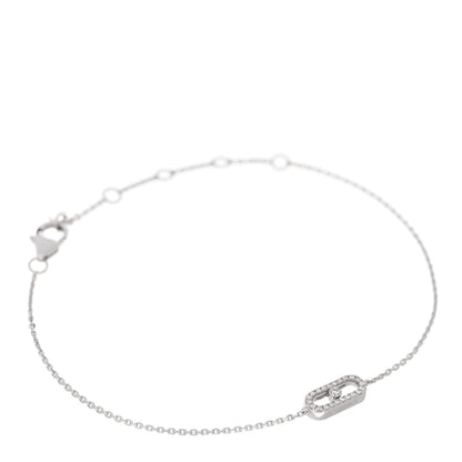 Messika 18K White Gold Diamond Messika Care(s) Pave Bracelet 1 of 4